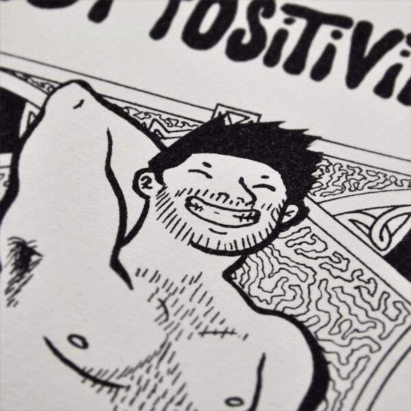 Art Print Male Body Positivity Close-Up
