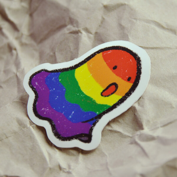 Rainbow Flag Pride Spirits LGBTQ Sticker